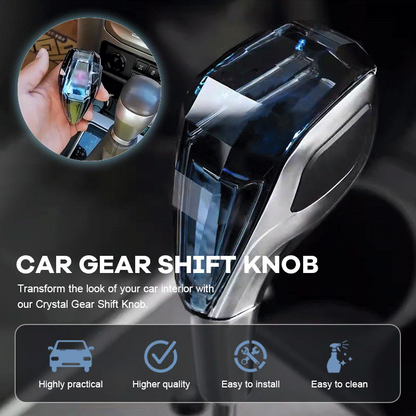 💥Today's Shock Price: 49% OFF🚗Universal Touch-Activated LED Clear Gear Shift Knob
