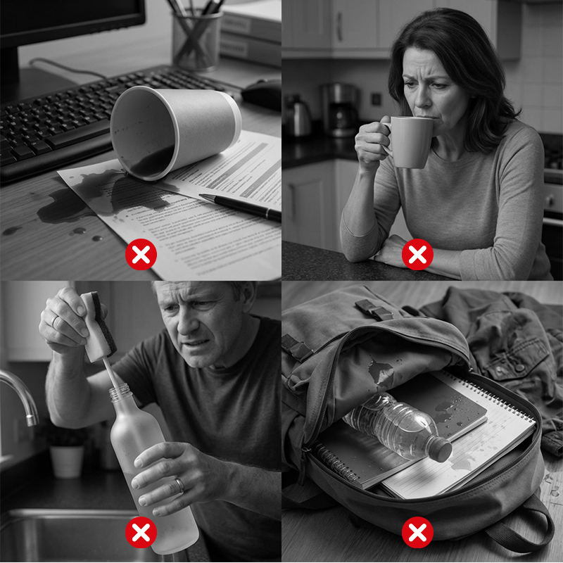 💝2 in 1 Stainless Steel Vacuum Insulated Bottle with Lidded Cup🍵