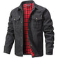 Men’s Flannel-Lined Western Snap Jacket