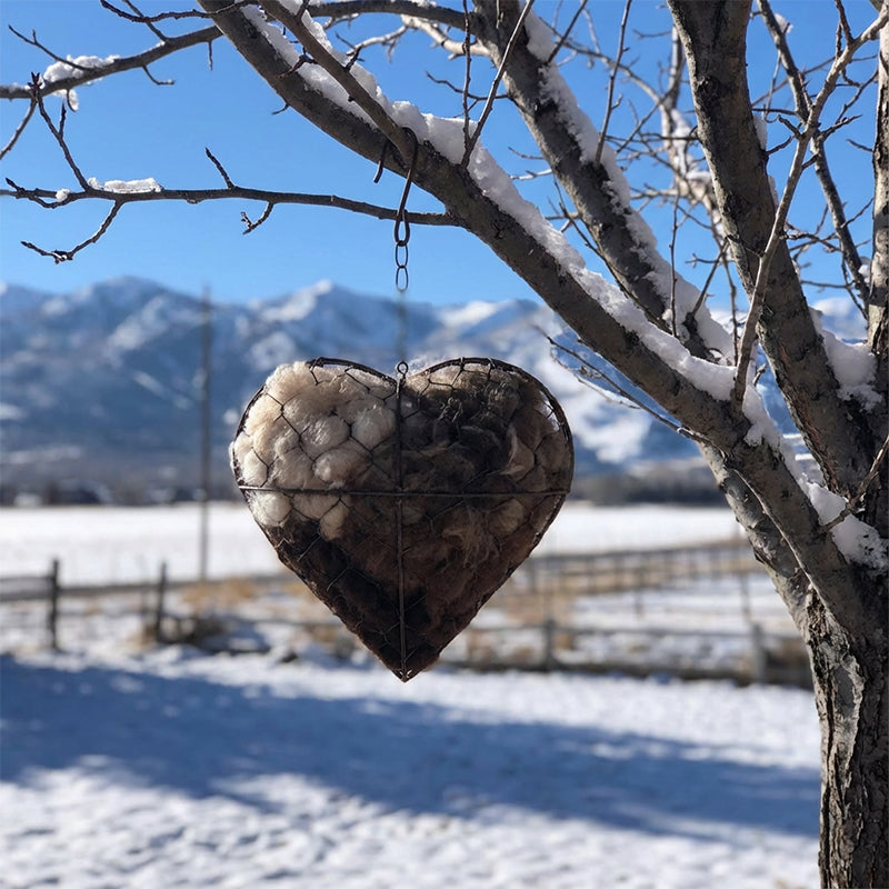 Handmade Bird Nesting Heart