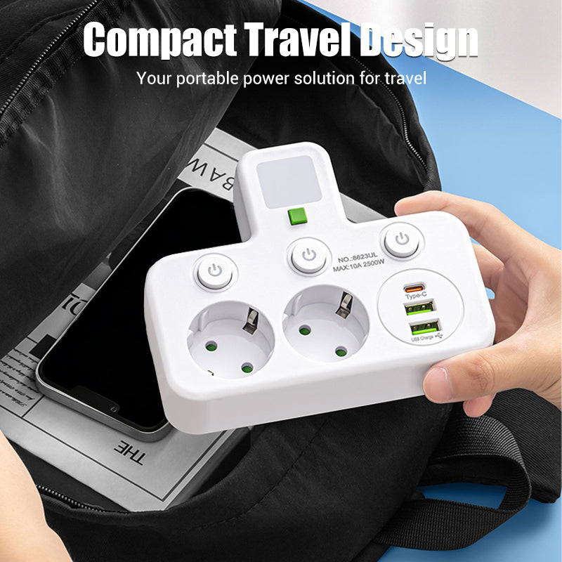 📢📢50% OFF!! ⏰Smart power strip with USB ports