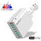 ⚡8-Port USB Fast Charging Mobile Phone Charger