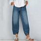 🔥Limited-time offer-Women's Casual Wide-Leg Cropped Jeans
