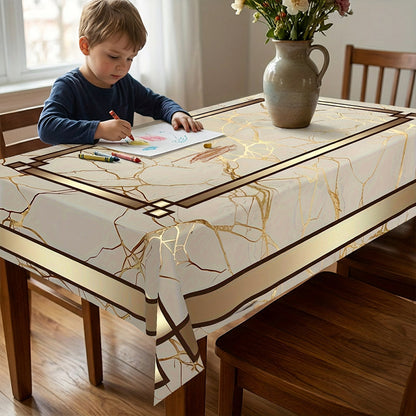 ⏳Limited-time 50% off⏰Waterproof Marble-Print Tablecloth🌩️