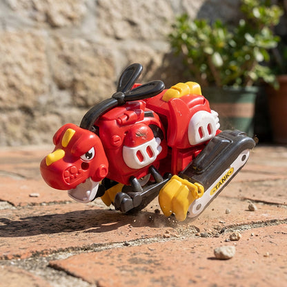 2-in-1 Transforming Dinosaur Car Toy