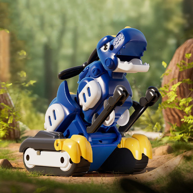2-in-1 Transforming Dinosaur Car Toy
