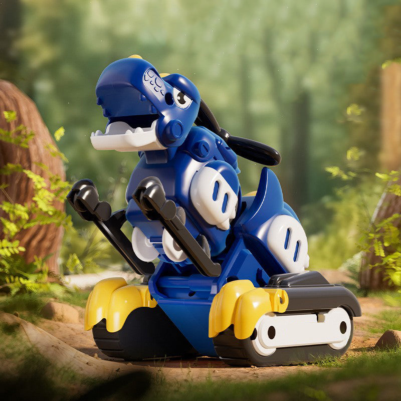 2-in-1 Transforming Dinosaur Car Toy