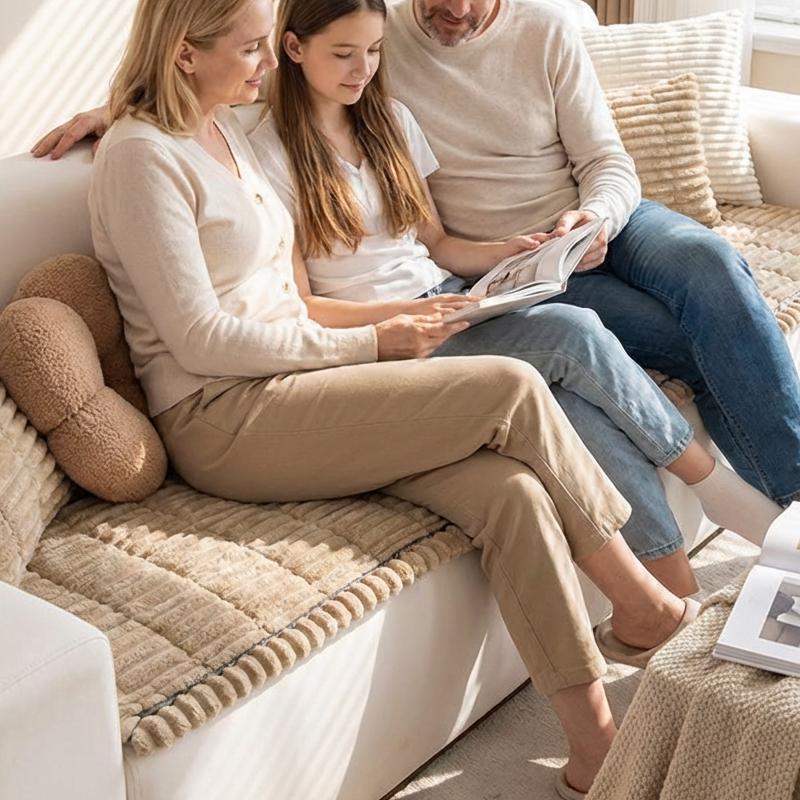 🔥Hot Sale Offers-Quilted Corduroy Non-Slip Sofa Cushion