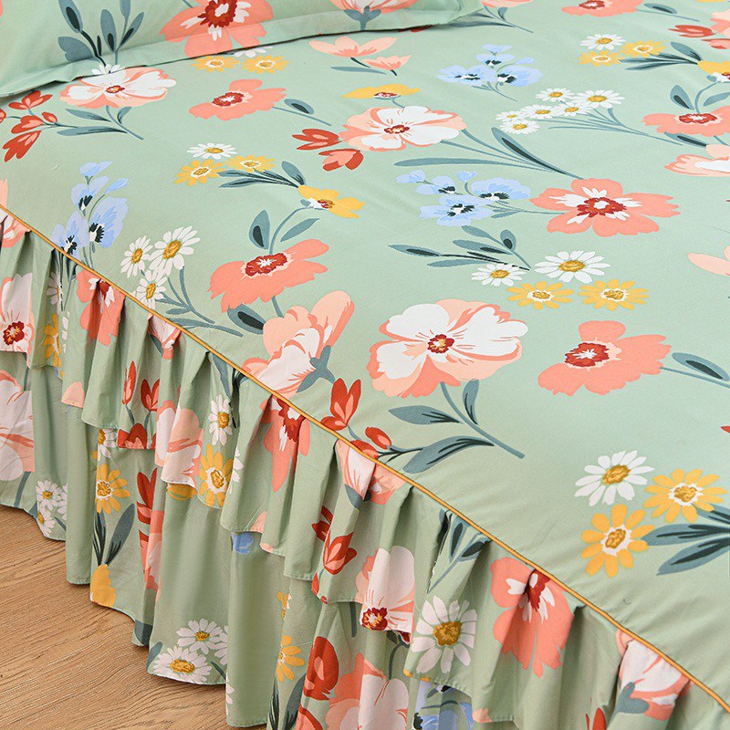 ⏳Limited-time 49% off⏰3-Piece Ruffled Bed Skirt Set🛏️