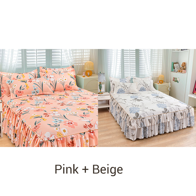 ⏳Limited-time 49% off⏰3-Piece Ruffled Bed Skirt Set🛏️