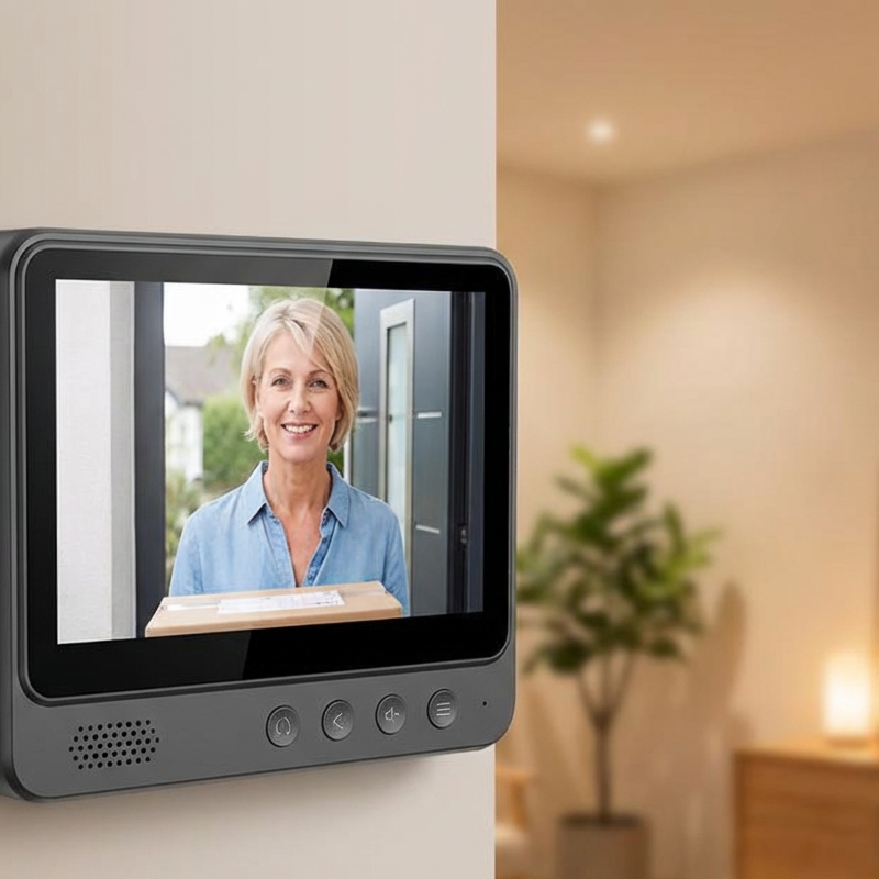 Wireless Video Doorbell with Monitor