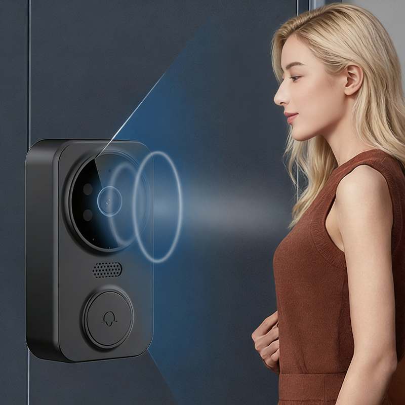 Wireless Video Doorbell with Monitor