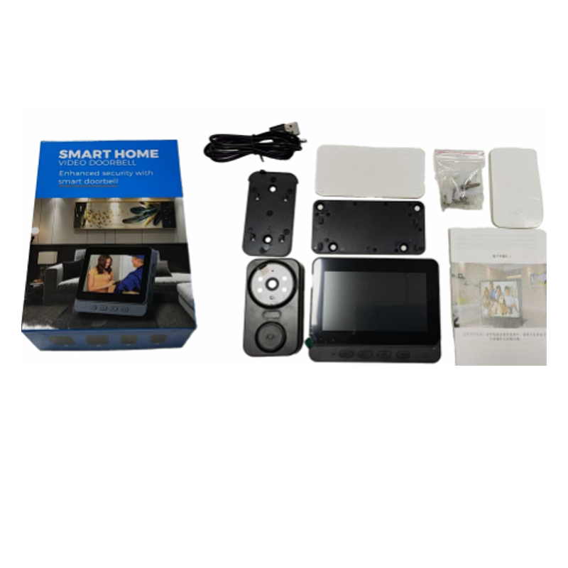 Wireless Video Doorbell with Monitor