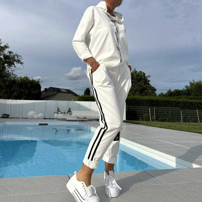 🔥Hot Sale Deals-Women’s Hooded Jacket & Drawstring Pants Set