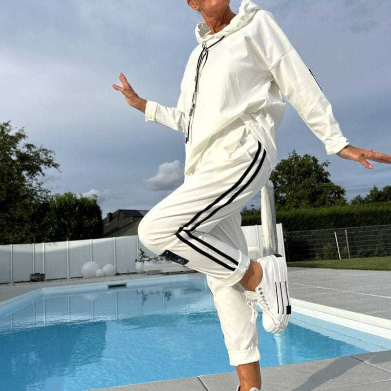 🔥Hot Sale Deals-Women’s Hooded Jacket & Drawstring Pants Set