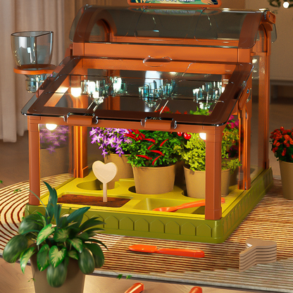 Children's Greenhouse Science Kit with LED Light