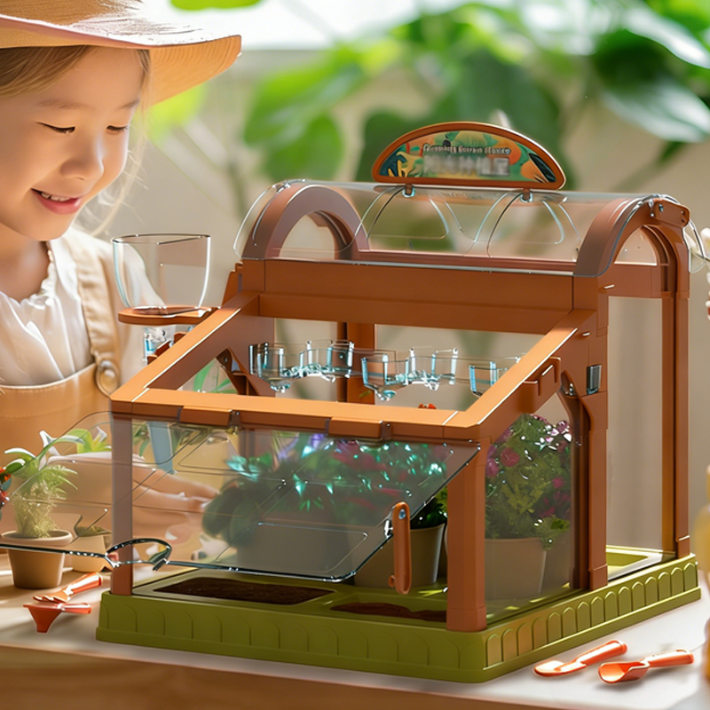 Children's Greenhouse Science Kit with LED Light