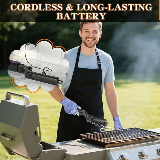 🔥 49% OFF NOW! 🍖 Cordless Electric BBQ Brush Cleaner – Deep Cleaning, Long Handle & Rechargeable 🔋