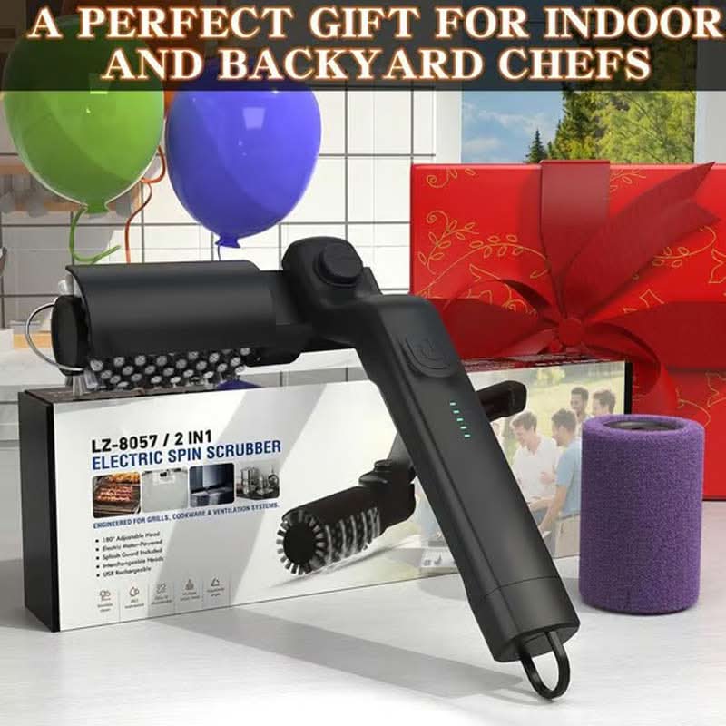 🔥 49% OFF NOW! 🍖 Cordless Electric BBQ Brush Cleaner – Deep Cleaning, Long Handle & Rechargeable 🔋