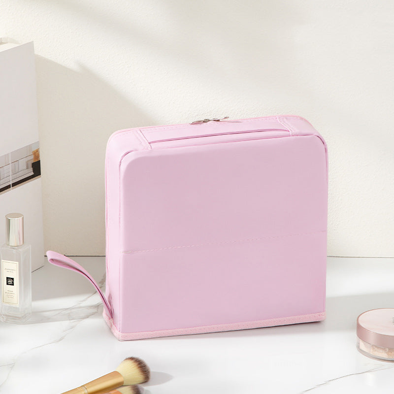 Stylish Handheld Partitioned Cosmetic Bag