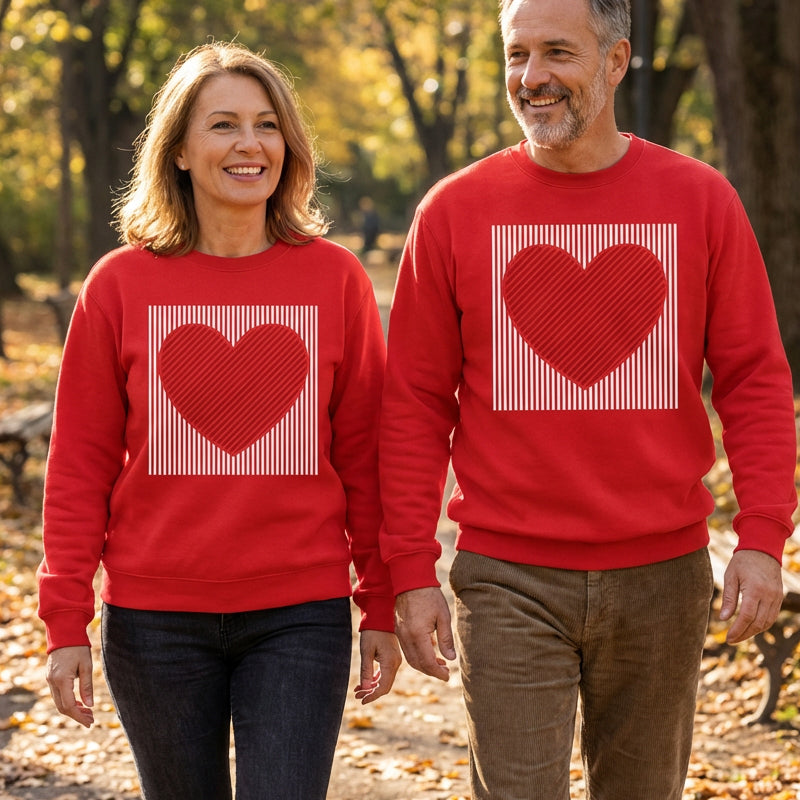 Unisex Casual Crewneck Sweatshirt