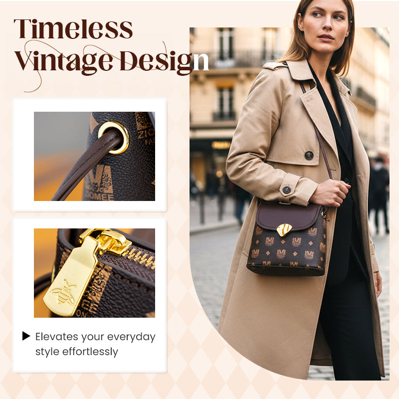 🎁2026 New Arrivals 49% OFF💥Women's Monogram Pattern Crossbody Bag