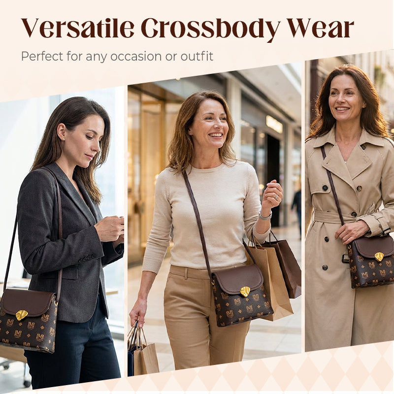 🎁2026 New Arrivals 49% OFF💥Women's Monogram Pattern Crossbody Bag