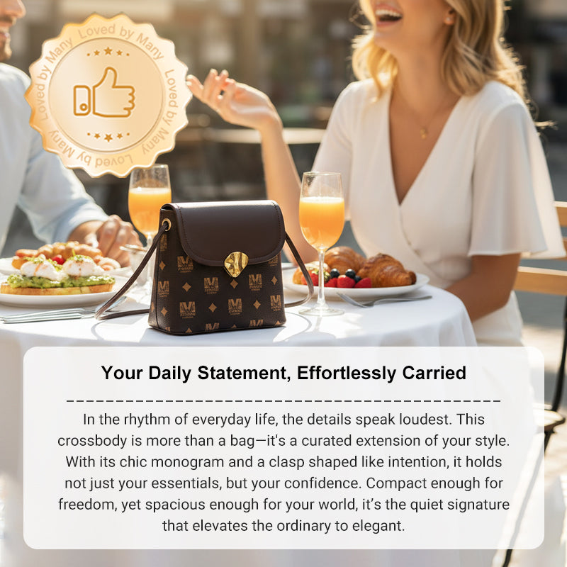 🎁2026 New Arrivals 49% OFF💥Women's Monogram Pattern Crossbody Bag