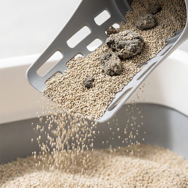 🔥Hot Sale Deals-Cat Litter Scoop with Trash Can