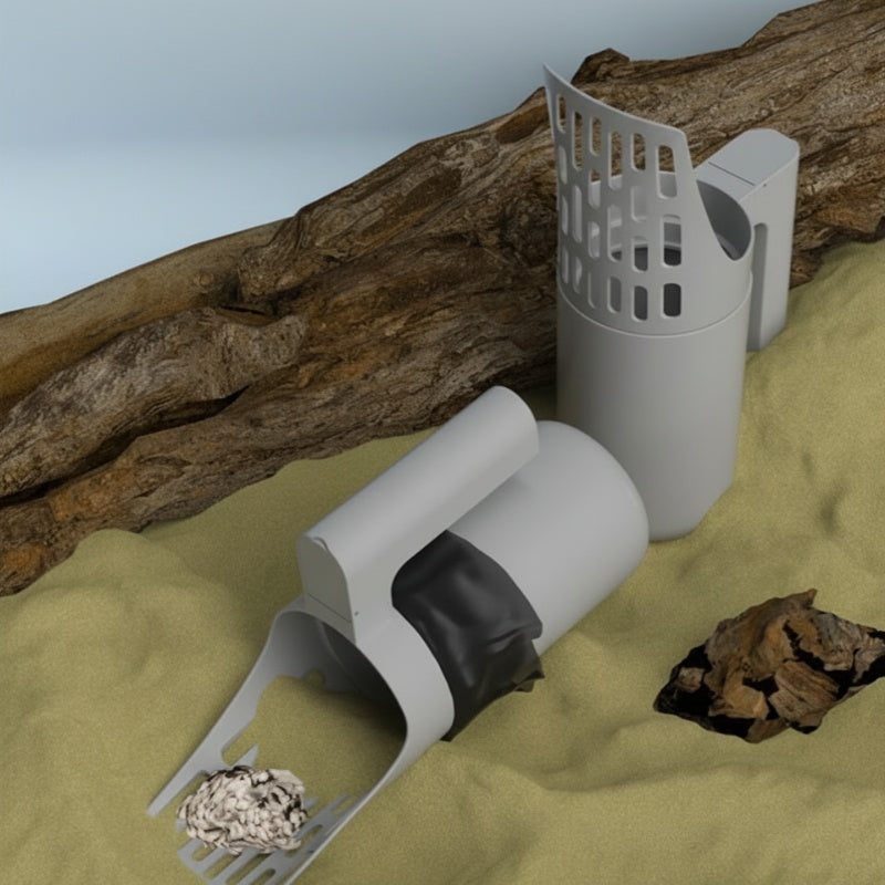 🔥Hot Sale Deals-Cat Litter Scoop with Trash Can