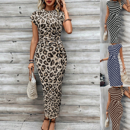 🔥LAST DAY SALE 49% OFF!!💕Women's Elegant Tie Waist Dress