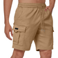 👖49% OFF NOW🔥Men's Casual Cargo Shorts with Elastic Waist