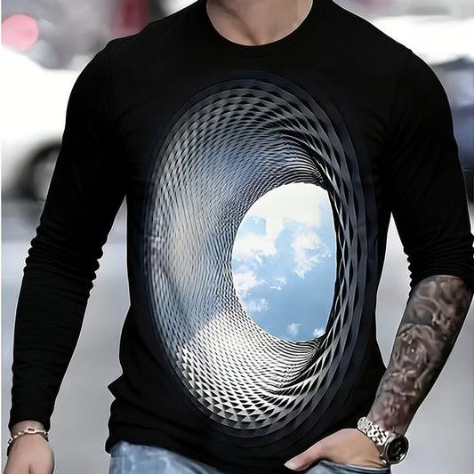 Men's 3D Digital Print Graphic Top