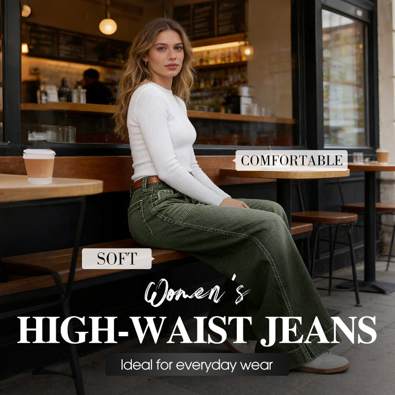 👖New Arrival Hot Sale - 60% OFF🔥🥳50K+ SOLD!💥Women's High-Waist Wide-Leg Jeans