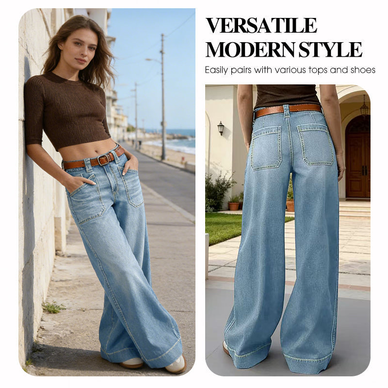 👖New Arrival Hot Sale - 60% OFF🔥🥳50K+ SOLD!💥Women's High-Waist Wide-Leg Jeans