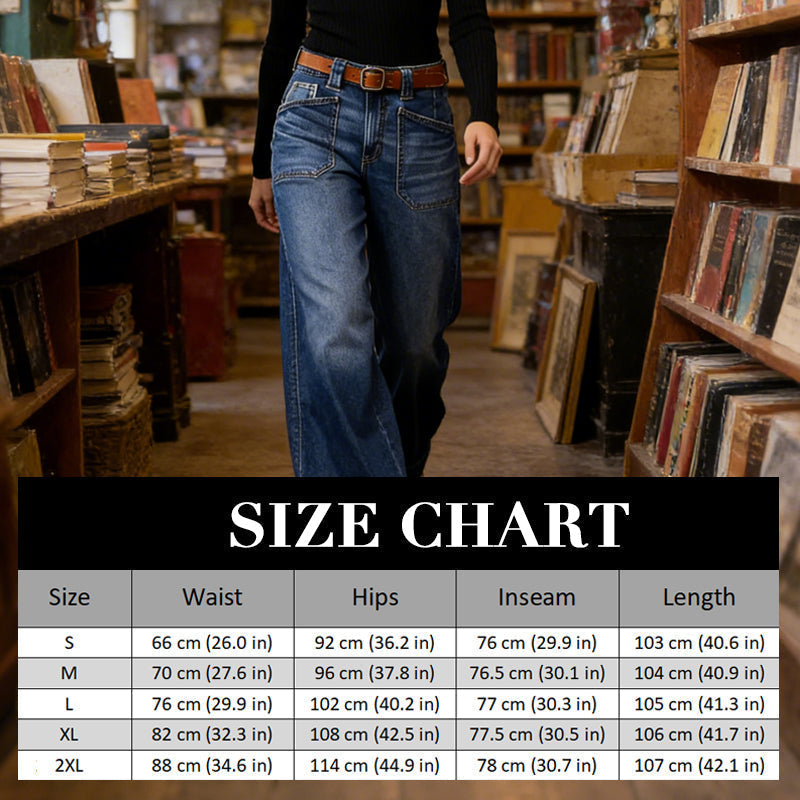 👖New Arrival Hot Sale - 60% OFF🔥🥳50K+ SOLD!💥Women's High-Waist Wide-Leg Jeans