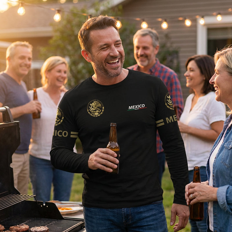 Men's Crew Neck Long Sleeve T-Shirt