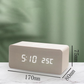 LED Digital Alarm Clock with Wireless Charging Station