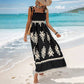 🌸Spring Hot Sale 50% OFF!!🌸Women’s Summer Print Sleeveless Flowy Long Dress