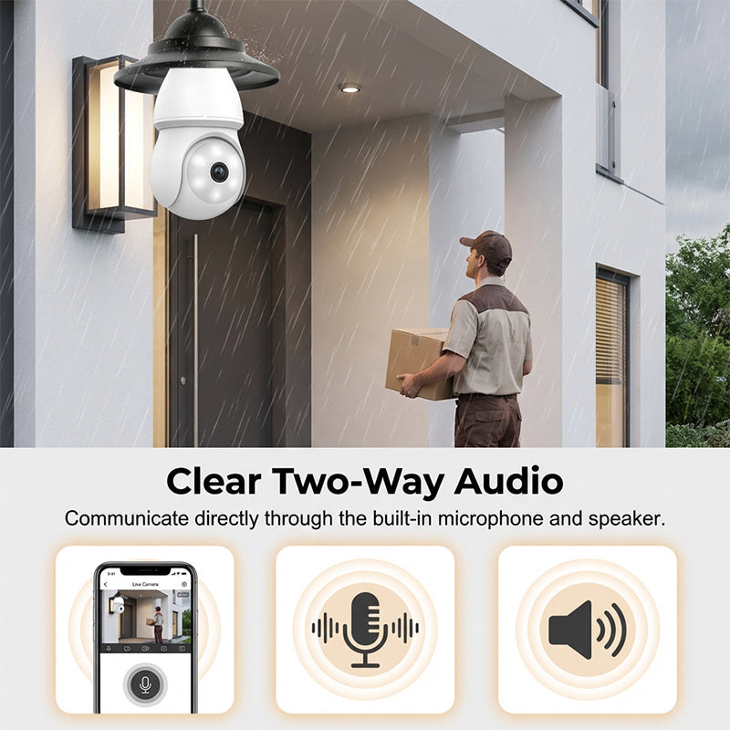 Wireless Light Bulb Security Camera