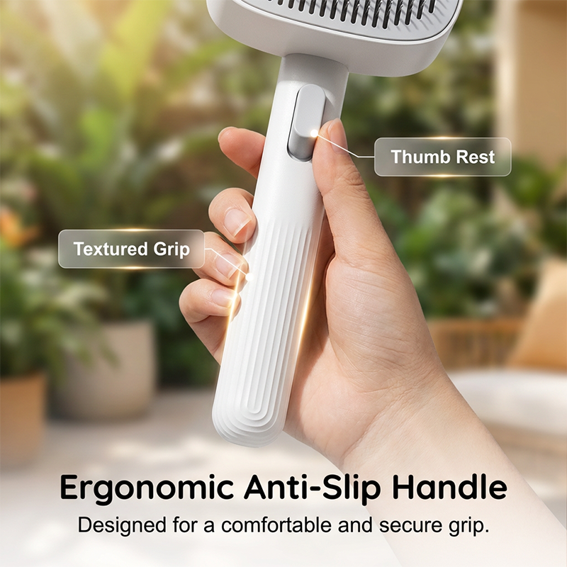 🐾 Pet Grooming Combo with Easy-Release Button – Safe, Comfortable & Hassle-Free Grooming ✨🛁