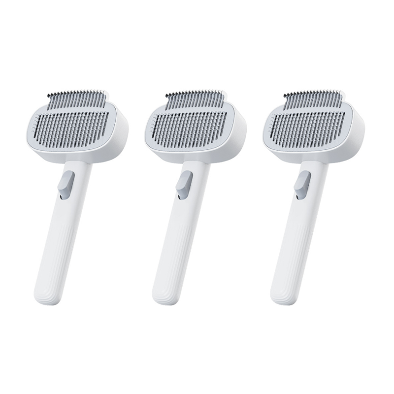 🐾 Pet Grooming Combo with Easy-Release Button – Safe, Comfortable & Hassle-Free Grooming ✨🛁