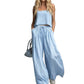 💗Women's Crop Top & Wide-Leg Pants 2-Piece Set✨ Effortlessly Chic All Day Long✨