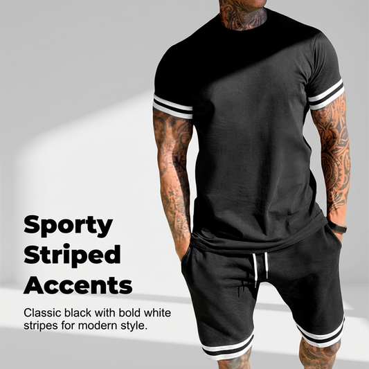Casual Short Sleeve T-Shirt & Shorts Set