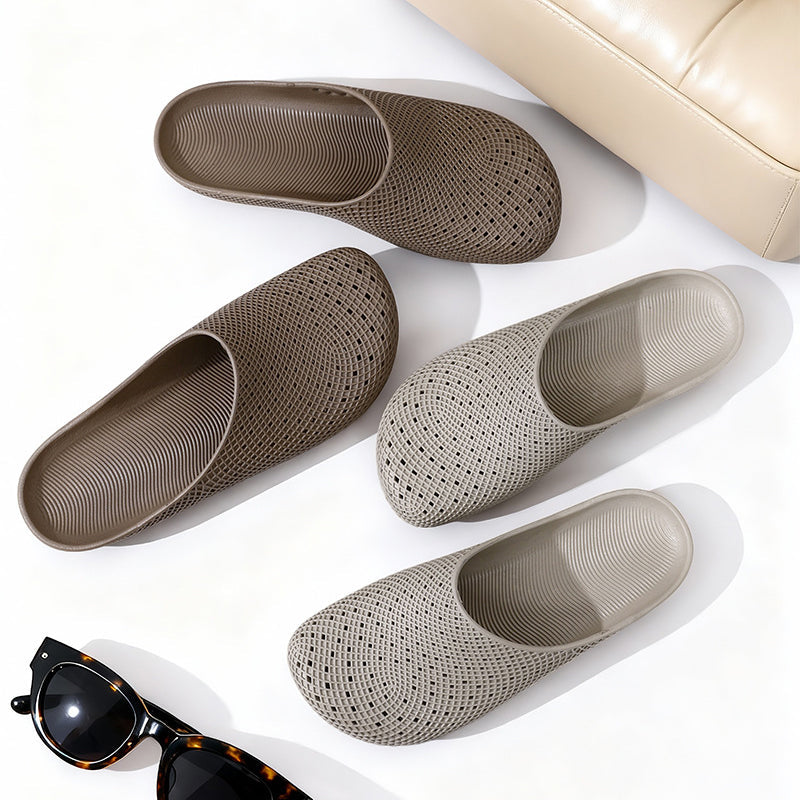Unisex Breathable Mesh Hole Slippers