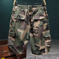 Men's Studded Camo Cargo Shorts