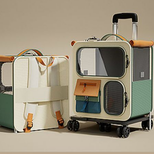 Large Capacity Wheeled Pet Carrier
