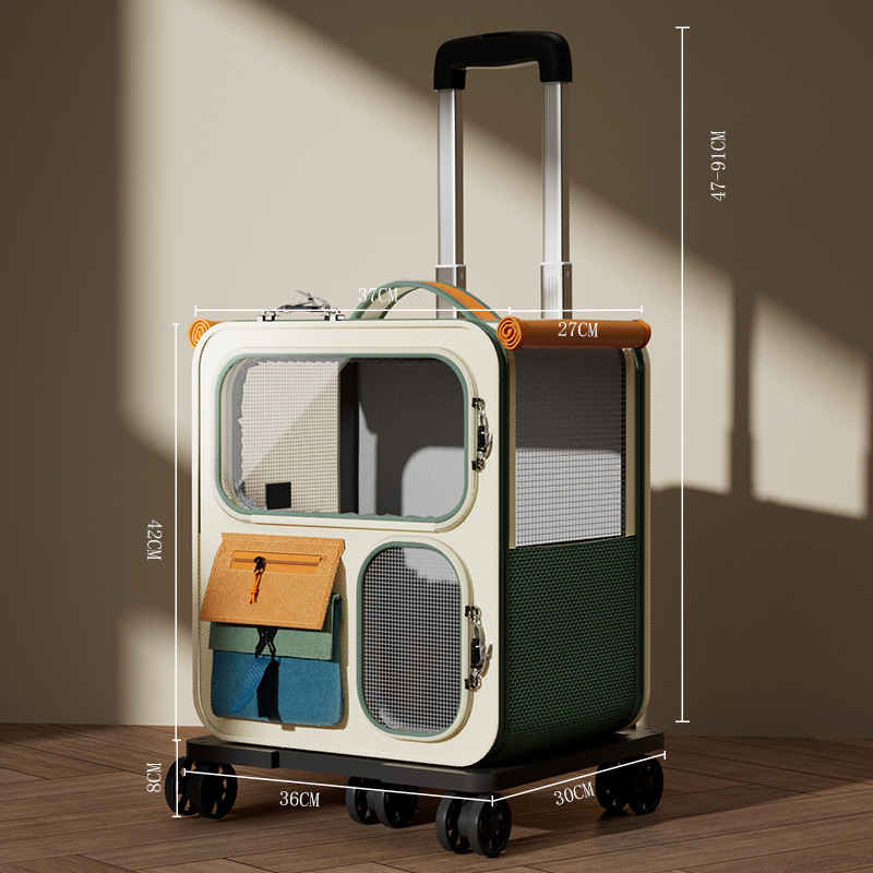 Large Capacity Wheeled Pet Carrier