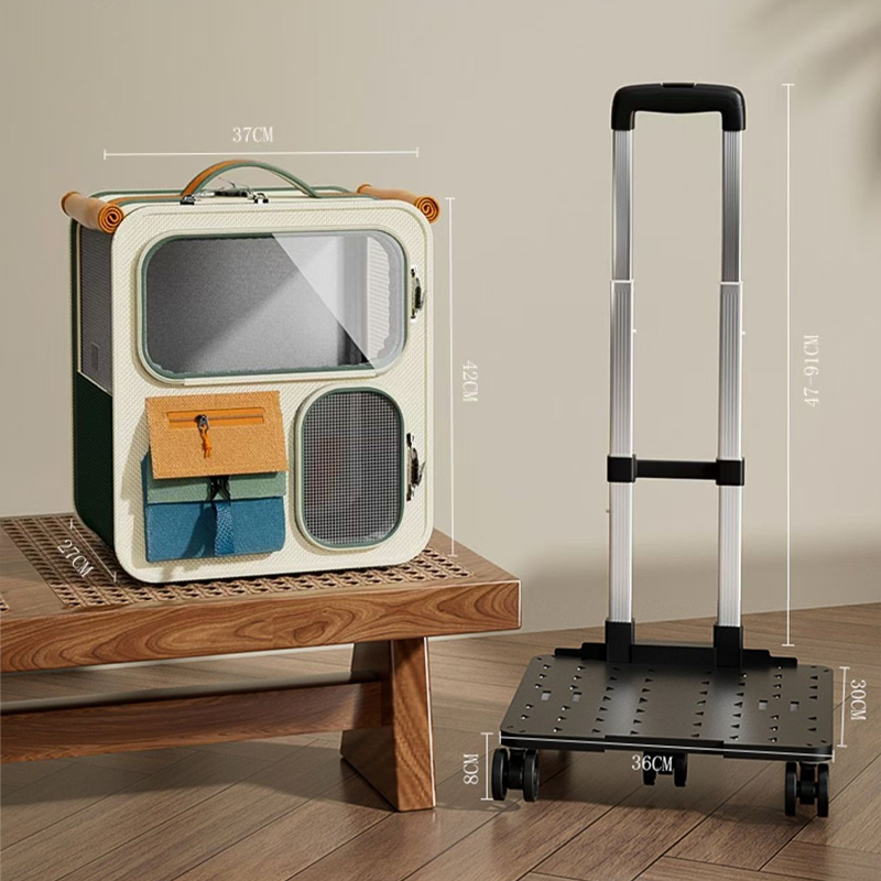 Large Capacity Wheeled Pet Carrier