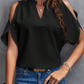 🥳2026 HOT SALE🥳💞50K+ SOLD!☀️👗 50% OFF! Women’s Flutter Sleeve Cold Shoulder Top – Silky soft fabric, flowing silhouette. Perfect with jeans or skirts. White, black, red, pink, blue & orange. Your summer essential. 🌿✅